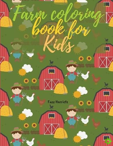 Farm coloring book for Kids