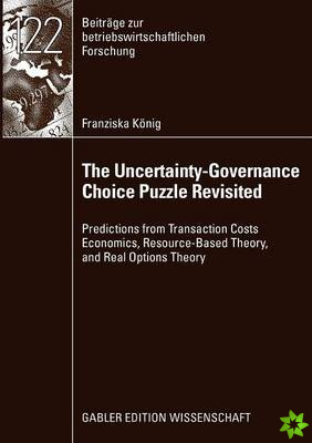 Uncertainty-Governance Choice Puzzle Revisited