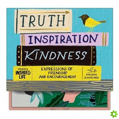 Anne Bentley Inspired Life: Truth, Inspiration, Kindness Greeting Assortment Notecards