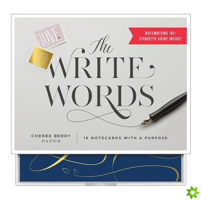 Cheree Berry the Write Words Greeting Assortment with Booklet