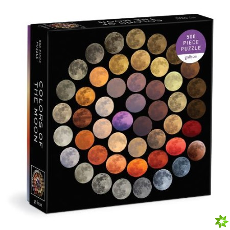 Colors of the Moon 500 Piece Puzzle