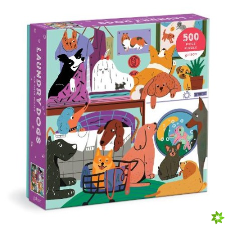 Laundry Dogs 500 Piece Puzzle