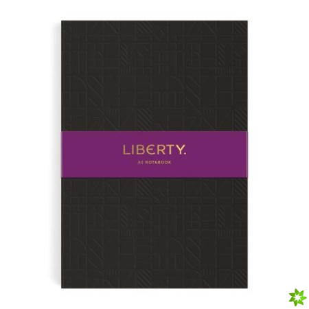 Liberty Black Tudor A5 Embossed Journal