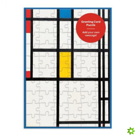 MoMA Mondrian Greeting Card Puzzle