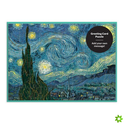 MoMA Starry Night Greeting Card Puzzle