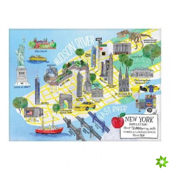 New York City Map 1000 Piece Puzzle