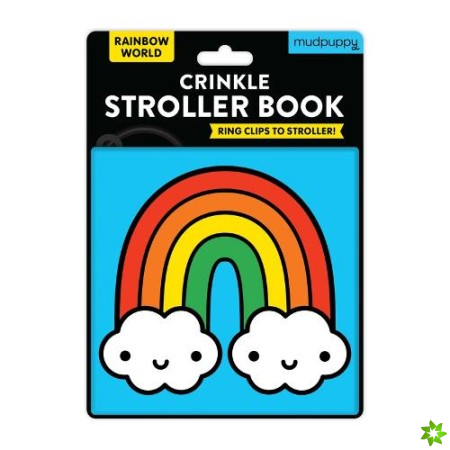 Rainbow World Crinkle Fabric Stroller Book