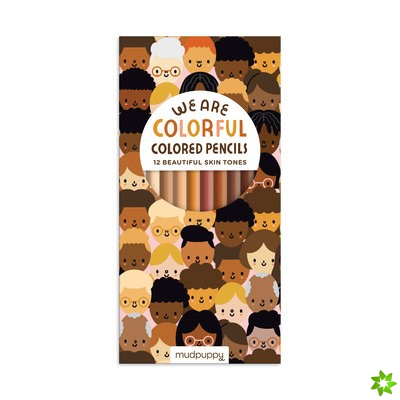 We Are Colorful Skin Tone Colored Pencils