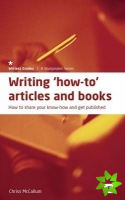 Writing How to Articles and Books: