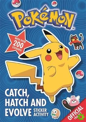 Official Pokemon Catch, Hatch and Evolve Sticker Activity