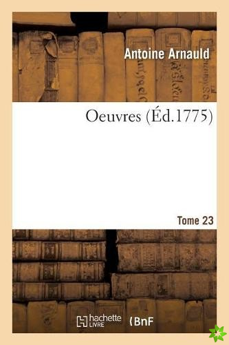 Oeuvres. Tome 23