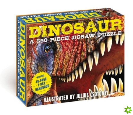 Dinosaurs: 550-Piece Jigsaw Puzzle and   Book