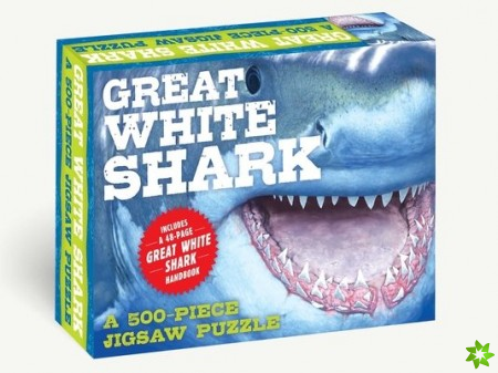 Great White Shark 500-Piece Jigsaw Puzzle and   Book