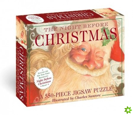 Night Before Christmas: 550-Piece Jigsaw Puzzle and   Book