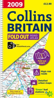 2009 Collins Fold Out Atlas Britain