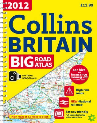 2012 Collins Big Road Atlas Britain
