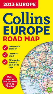 2013 Collins Map of Europe