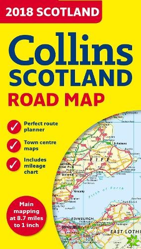 2018 Collins Map of Scotland