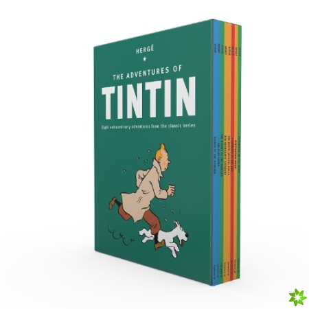 Adventures of Tintin: 8 Title Paperback Boxed Set