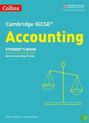 Cambridge IGCSE Accounting Student's Book