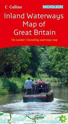 Collins/Nicholson Inland Waterways Map of Great Britain