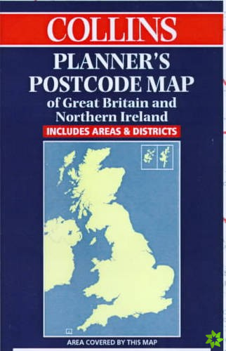Collins Planners' Postcode Map of Great Britain and Northern Ireland