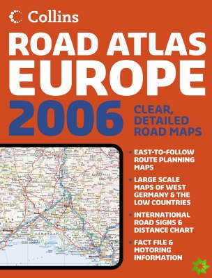 Collins Road Atlas Europe
