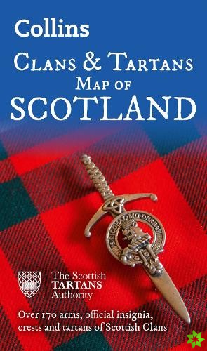 Collins Scotland Clans and Tartans Map