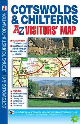 Cotswolds and Chilterns A-Z Visitors' Map