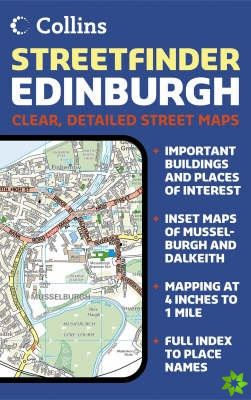 Edinburgh Streetfinder Colour Map