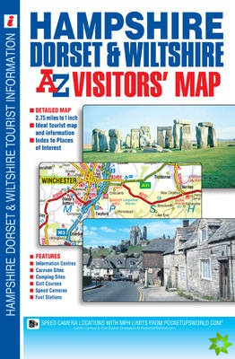 Hampshire, Dorset and Wiltshire A-Z Visitors' Map