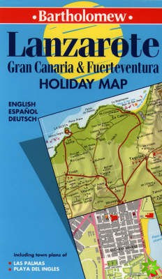 Holiday Map: Lanzarote, Gran Canaria, Fuerteventura