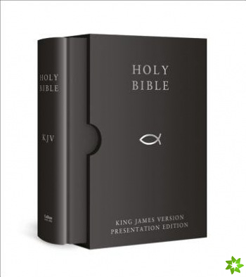HOLY BIBLE: King James Version (KJV) Black Presentation Edition