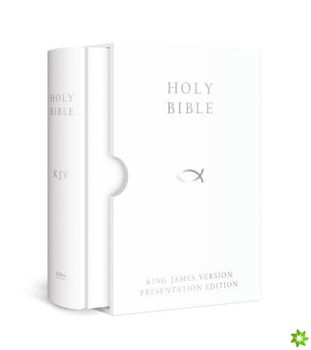 HOLY BIBLE: King James Version (KJV) White Presentation Edition