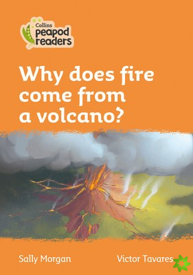 Level 4 - Why does fire come from a volcano?