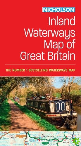 Nicholson Inland Waterways Map of Great Britain