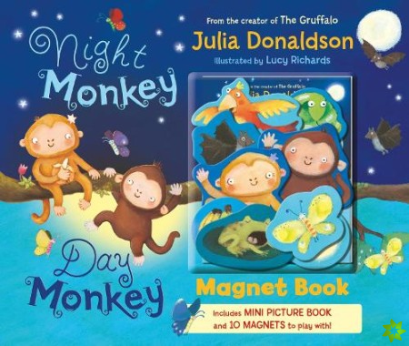 Night Monkey, Day Monkey Magnet Book