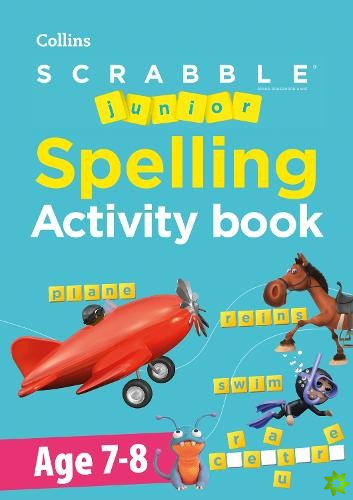 SCRABBLE Junior Spelling Activity Book Age 7-8