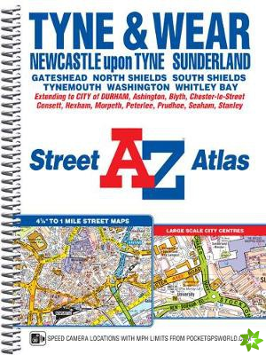 Tyne and Wear A-Z Street Atlas (spiral)