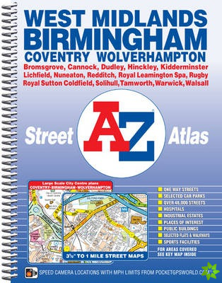 West Midlands A-Z Street Atlas (spiral)