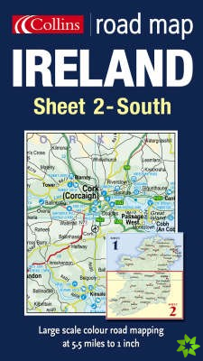 IRELAND ROAD MAP SHEET 2 SOUTH