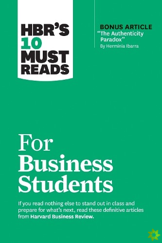 HBR's 10 Must Reads for Business Students