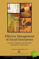 Effective Management of Social Enterprises