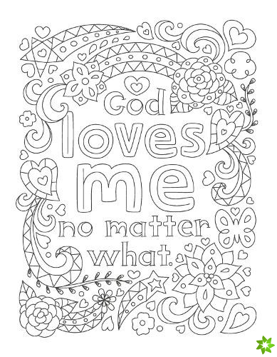 Power of a Praying Girl Coloring Book
