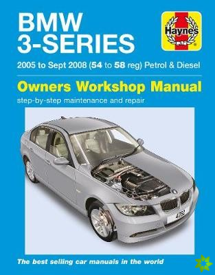 BMW 3-Series Petrol & Diesel (05 - Sept 08) Haynes Repair Manual
