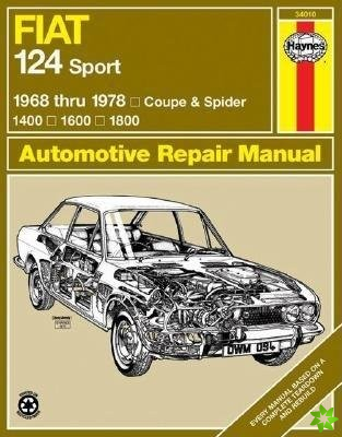 Fiat 124 Sport Coupe & Spider (1968-1978) Haynes Repair Manual (USA)