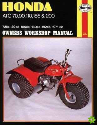 Honda ATC70, 90, 110, 185 & 200 (71 - 85) Haynes Repair Manual