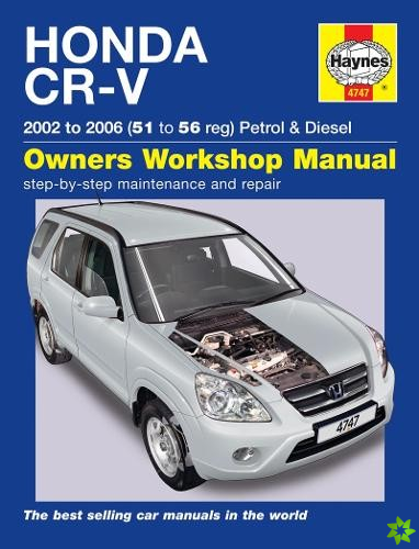 Honda CR-V Petrol & Diesel (02 - 06) Haynes Repair Manual