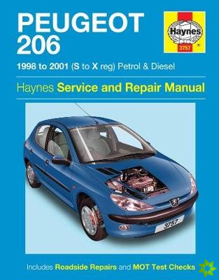 Peugeot 206 Petrol & Diesel (98 - 01) Haynes Repair Manual