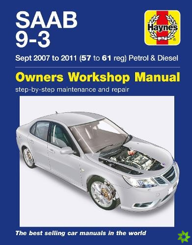 SAAB 9-3 Petrol & Diesel (07 - 11) Haynes Repair Manual